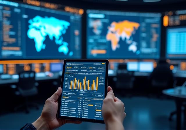 Global Logistics automated dashboard display